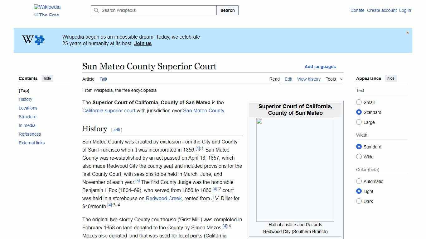 San Mateo County Superior Court - Wikipedia